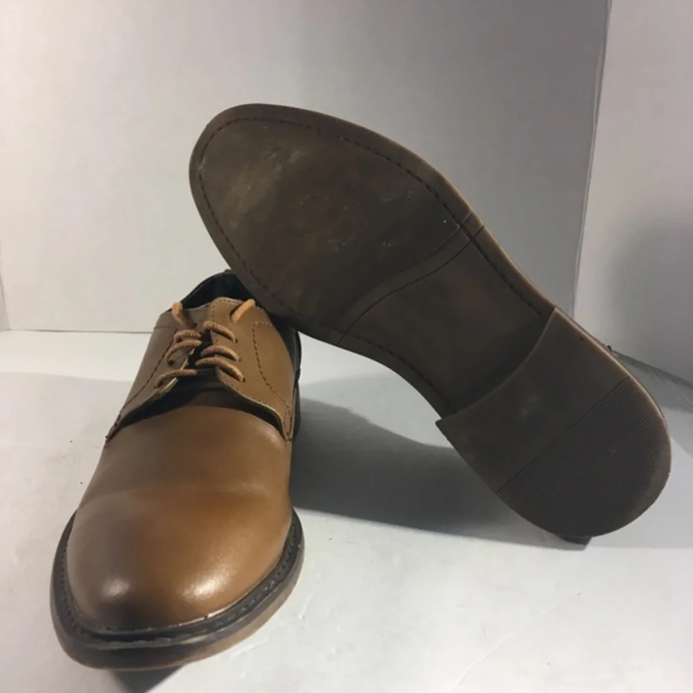 Joseph Abboud “Greyson” Brown Leather Oxford Shoe
